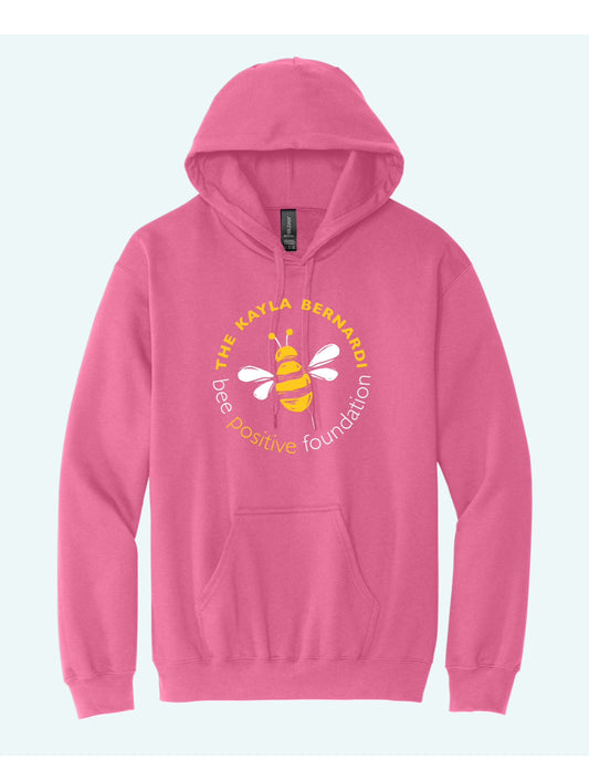 Unisex Pink hoodie with circle logo