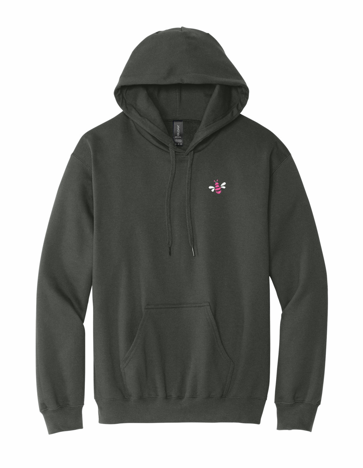 Unisex Smoke color sweatshirt with logo front and back