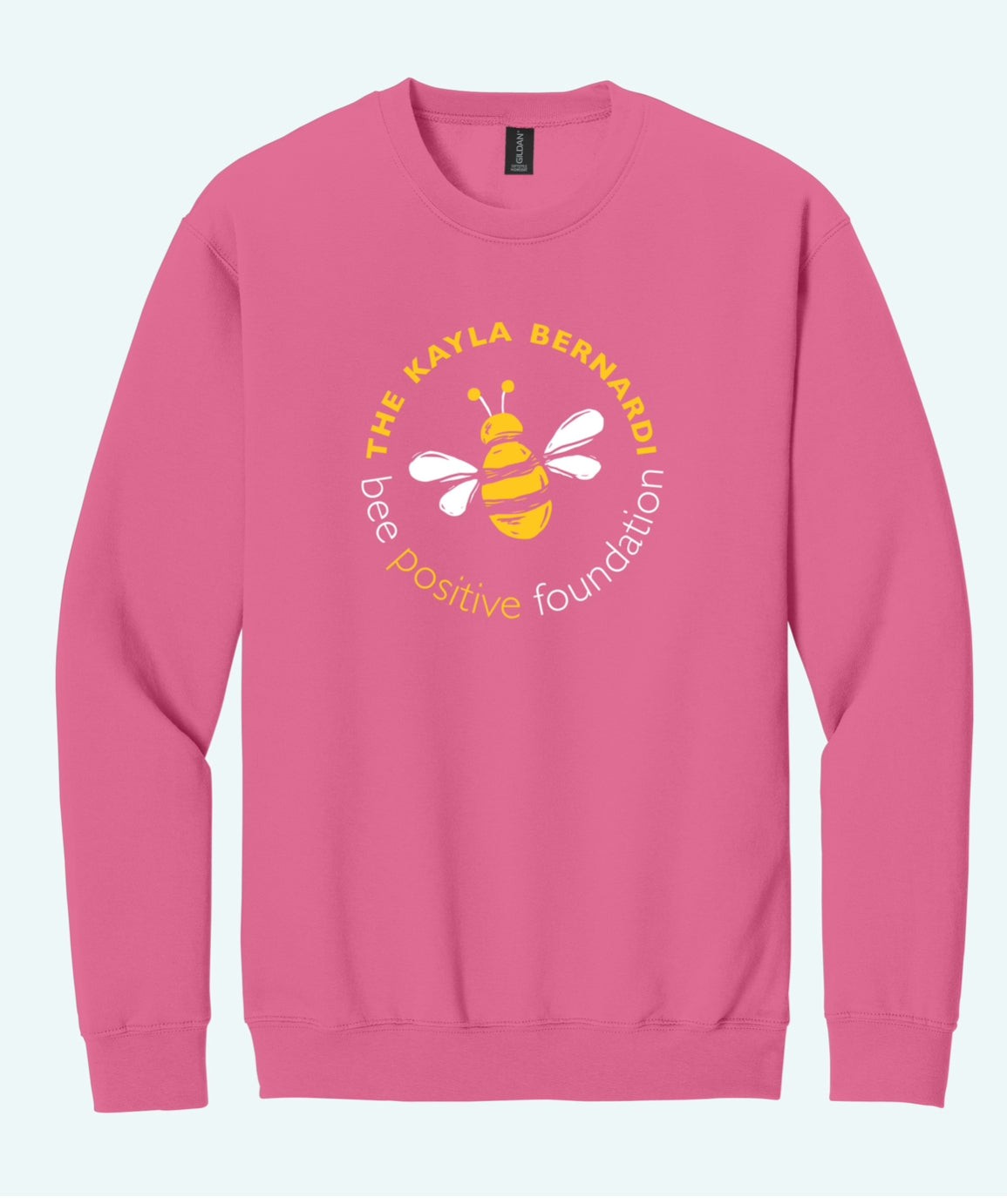 Unisex pink crew sweatshirt