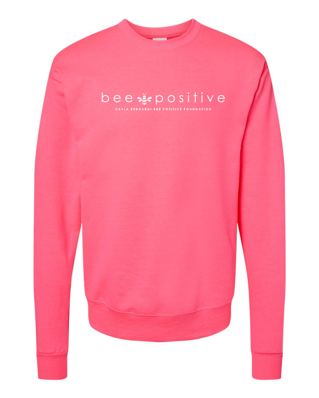 Unisex Pink Crew Sweatshirt