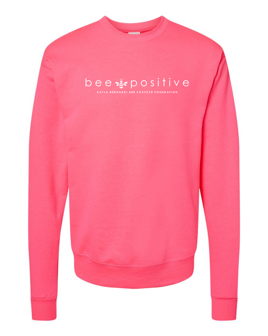 Unisex Pink Crew Sweatshirt